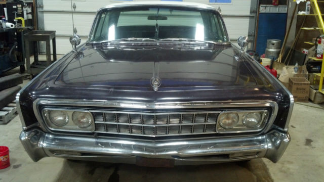 1966 Chrysler Imperial (Metallic Black/Purple (original paint)/Black)