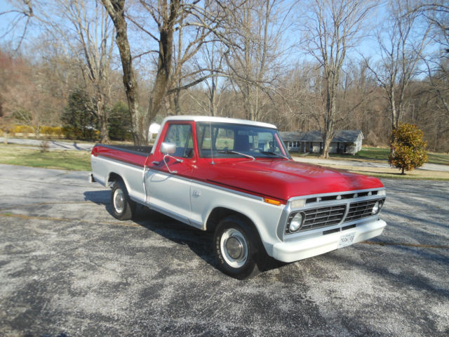 1974 Ford F-100 (Red/White/Burgandy)