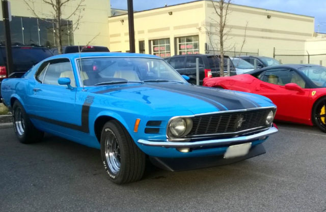 1970 Ford Mustang (GRABBER BLUE/White)