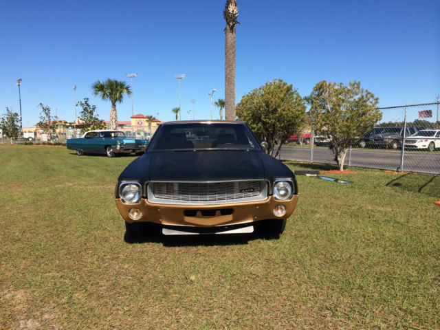 1969 AMC AMX (GOLD/FLAT BLACK/Tan)