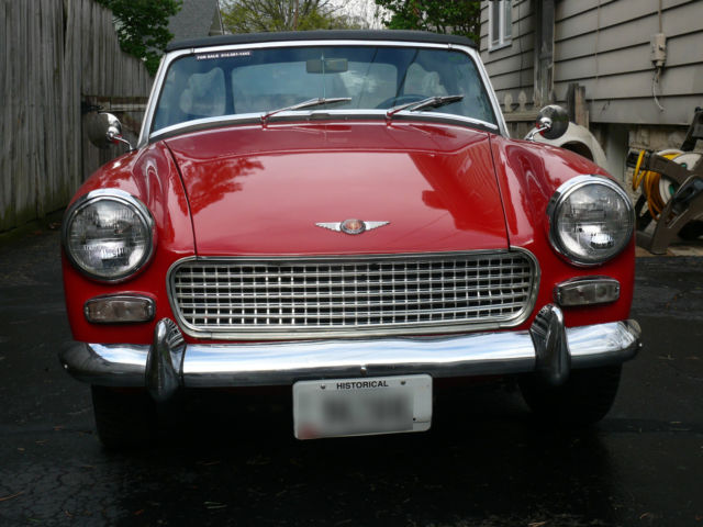 1964 Austin Healey Sprite (Red/Red Seats, Black Carpet)