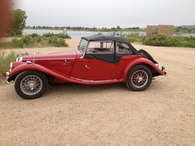 1955 MG T-Series (Red/Black tan and red)