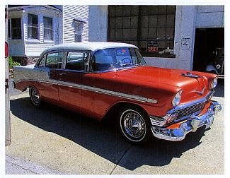 1956 Chevrolet Bel Air/150/210 (Chestnut and Ivory/Chestnut and Ivory)