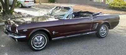 1966 Ford Mustang (Burgundy/Black)