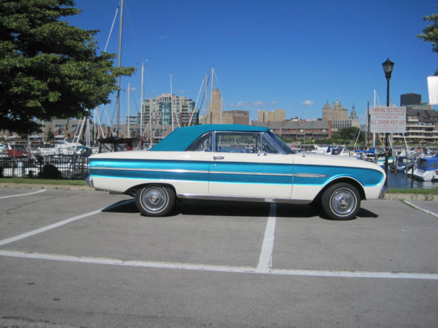 1963 Ford Falcon (White/Teal)