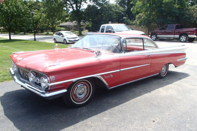 1959 Oldsmobile Eighty-Eight (Red White/Red White)