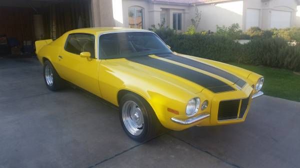 1971 Chevrolet Camaro (Yellow/Black)