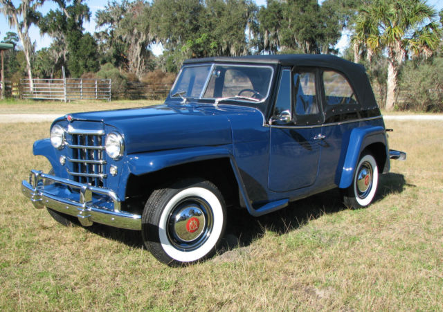 1950 Willys Jeepster (Blue/Black)