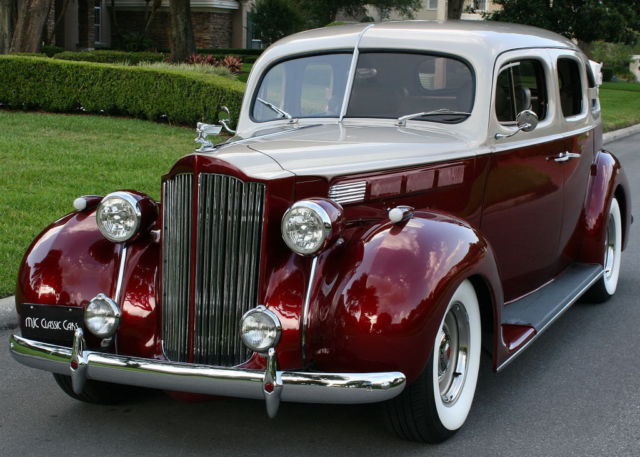 1938 Packard MODEL 1603 (Gold Mist Metallic over Jewel Metallic/Tan Leather)