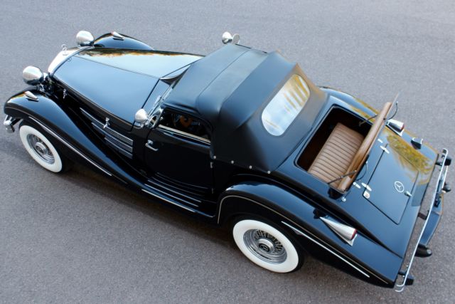 1936 Replica/Kit Makes Mercedes Benz 500K 540K (Black/Tan)