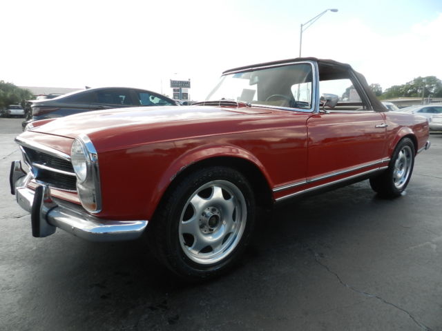 1967 Mercedes-Benz 230SL (RED/TAN LEATHER)
