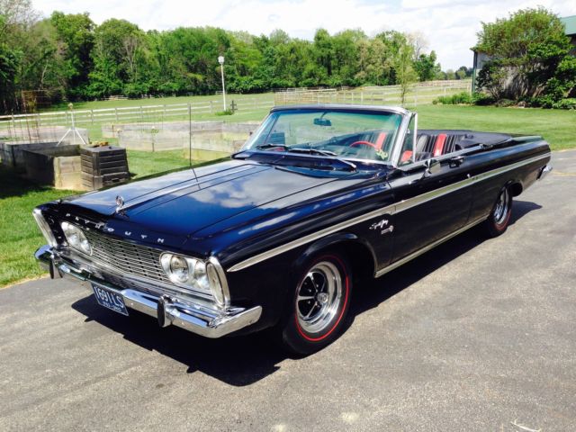 1963 Plymouth Fury (Black/Black with Red Accents)