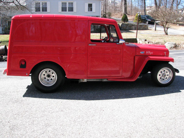 1962 Willys Panel Delivery (Red/Red)