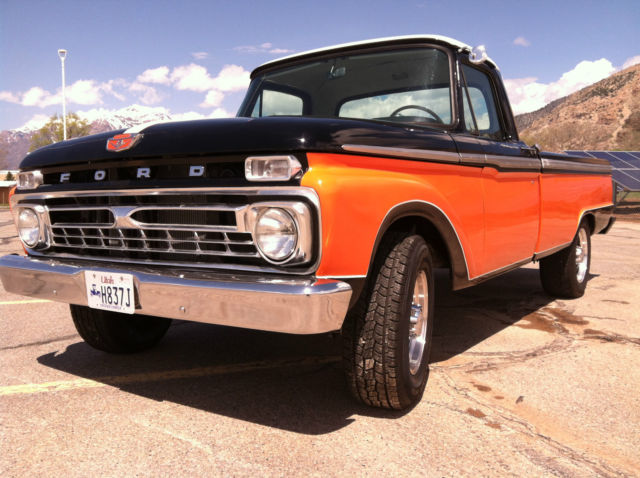 1966 Ford F-250 (Rally Red With Black Racing Stripes/Black)