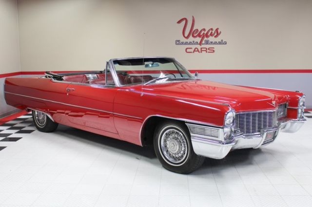 1965 Cadillac DeVille (Red/Red)