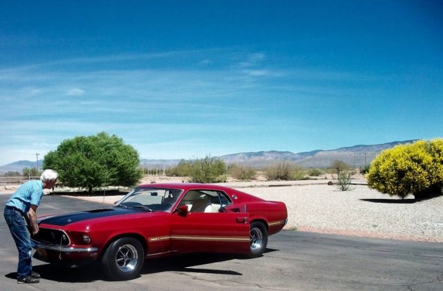 1969 Ford Mustang (Red/White)