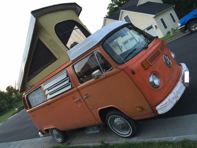 1974 Volkswagen Bus/Vanagon (Orange/Orange Plaid)