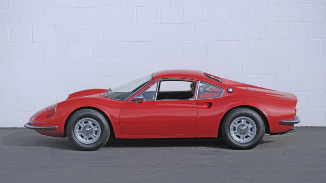 1969 Ferrari Dino 206 GT (Rosso Corsa/Nero)