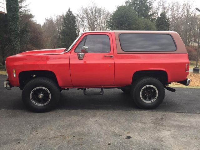 1979 Chevrolet Blazer (Red/Tan)
