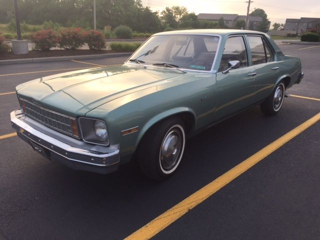 1977 Chevrolet Nova (Green/Black and White Plaid)