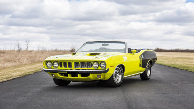 1971 Plymouth Barracuda (GY3 Curious Yellow/Black)