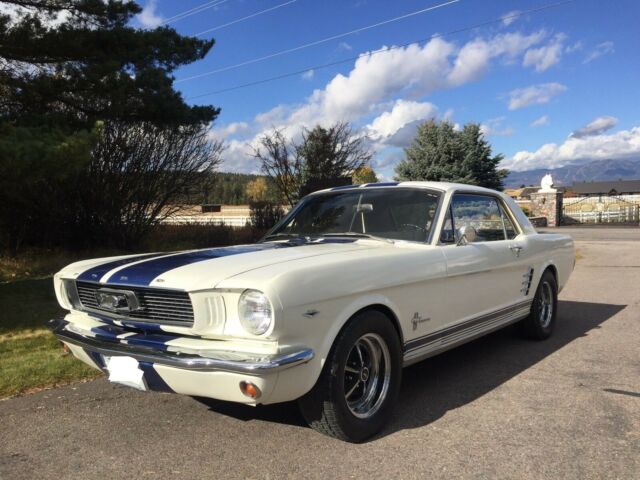 1966 Ford Mustang (White/Black)
