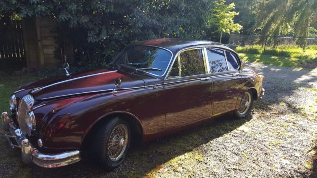 1964 Jaguar Daimler 2.5 V8 (Burgundy/Tan)
