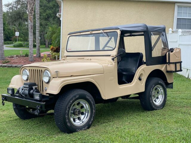 1961 Jeep CJ (Tan/Tan)