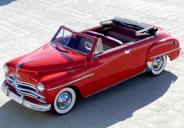 1950 Plymouth Special Deluxe (Red/Red with Beige)