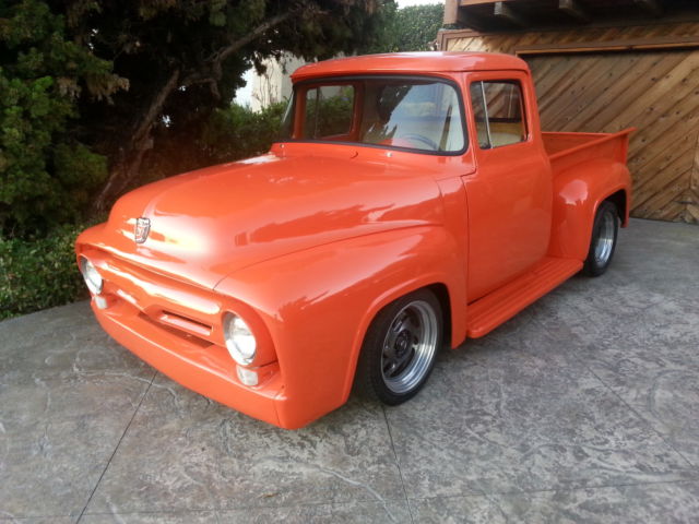 1956 Ford F-100 (Orange/Tan)