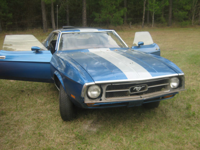 1971 Ford Mustang (Orange/Blue/Black/Blue)