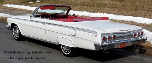 1962 Chevrolet Impala (ERMINE WHITE/Red)