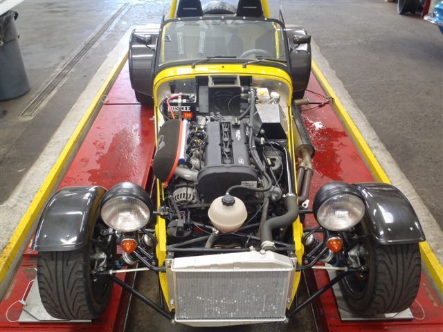 1967 Lotus Super Seven (Yellow/Carbon fibre/Black)