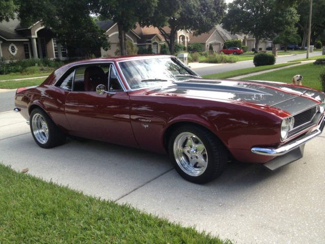 1967 Chevrolet Camaro (Rust Brown and Gray Stripes/Burgundy and Gray)