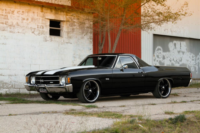 1971 Chevrolet El Camino (Black/Black)