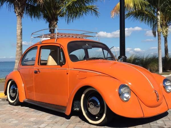 1974 Volkswagen Beetle - Classic (Orange/Tan)
