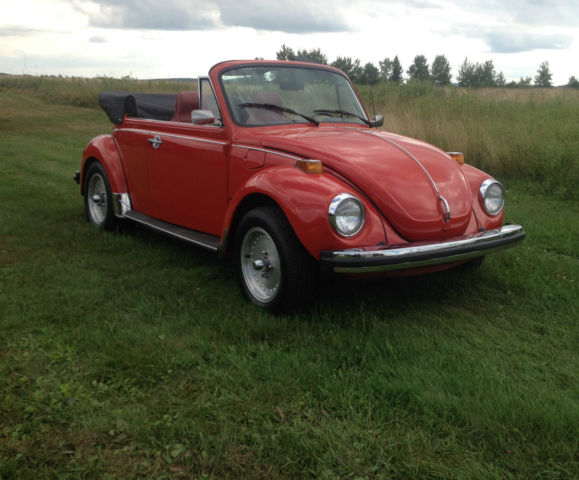 1974 Volkswagen Beetle - Classic (Tangerine red/dark red)