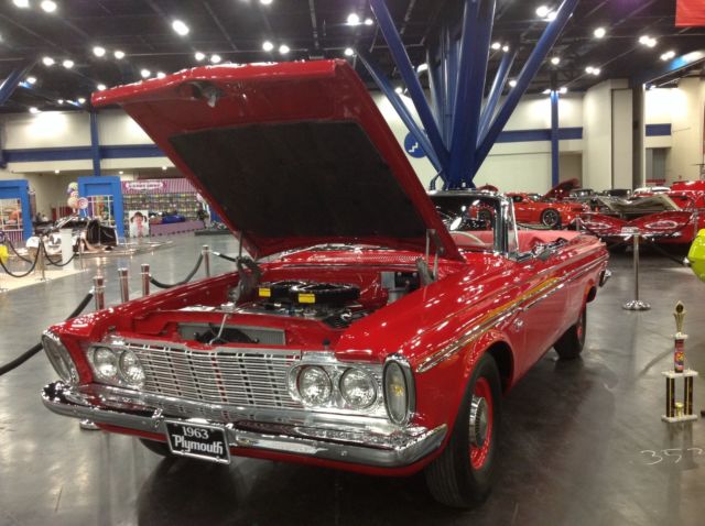 1963 Plymouth Fury (Red/Red)