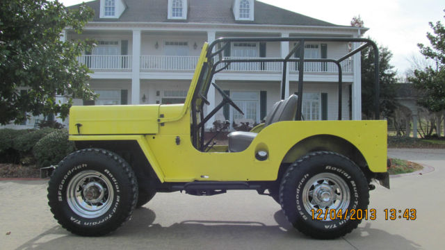1964 Jeep CJ (Yellow/Burgundy)