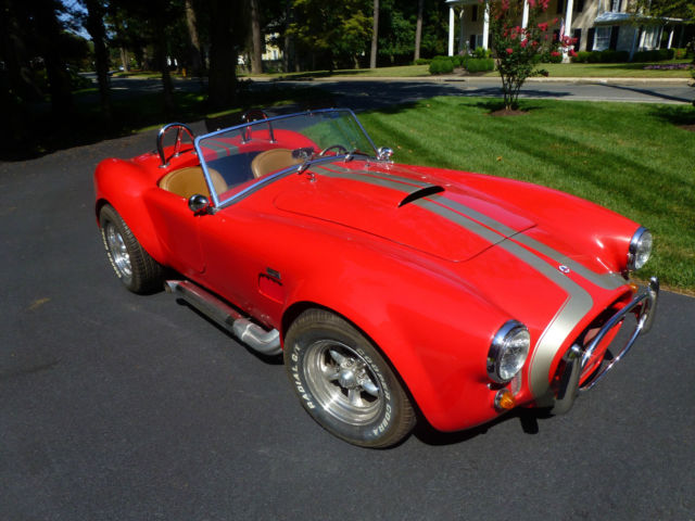 1966 Replica/Kit Makes Cobra (Reddish Orange/Tan)