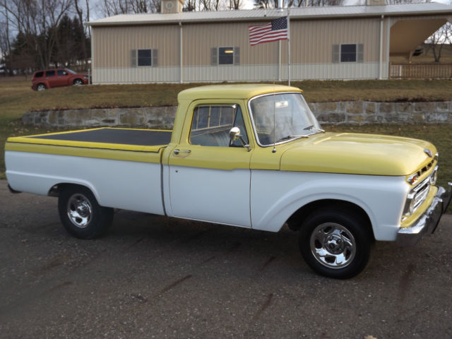 1964 Ford F-100 (yellow and white/Black)