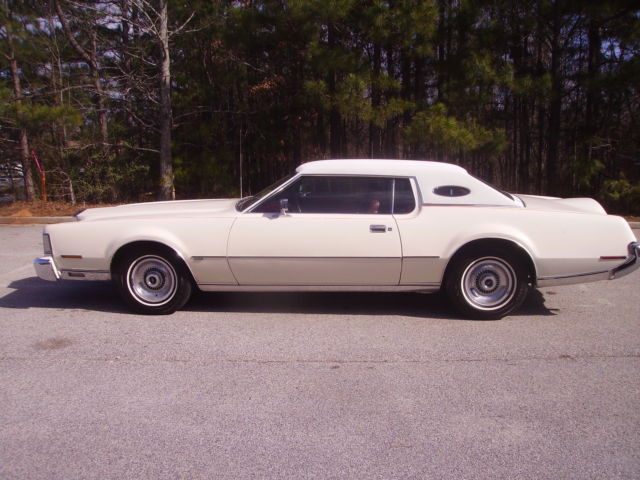 1973 Lincoln Mark Series (White/Burgundy)