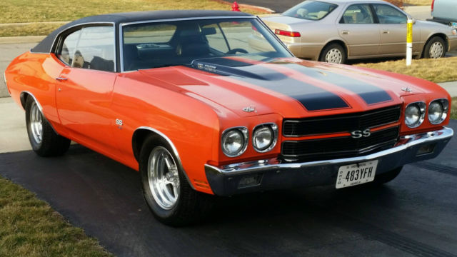 1970 Chevrolet Chevelle (CUSTOM ORANGE COLOR/Black)