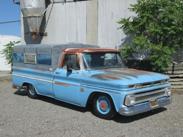1966 Chevrolet C-10 (Blue/Gold)