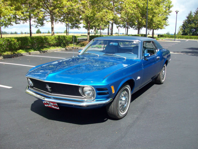 1970 Ford Mustang (Blue/Blue)