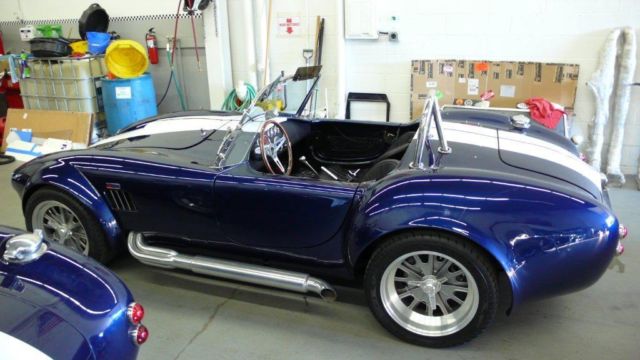 1965 Replica/Kit Makes Cobra (Indigo Blue with Wimbleton White racing stripes/Black)