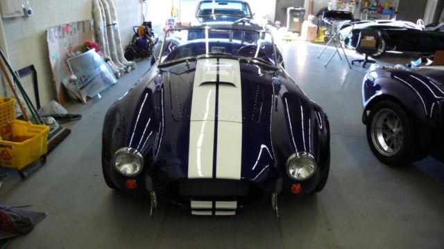 1965 Replica/Kit Makes Cobra (Indigo Blue with Wimbleton White racing stripes/Black)