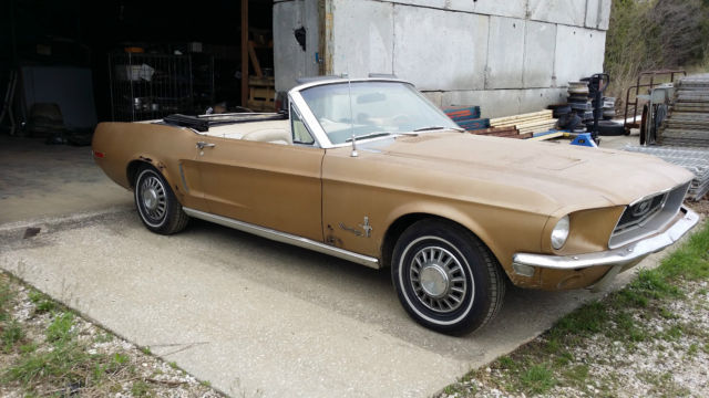 1968 Ford Mustang (Gold/White)