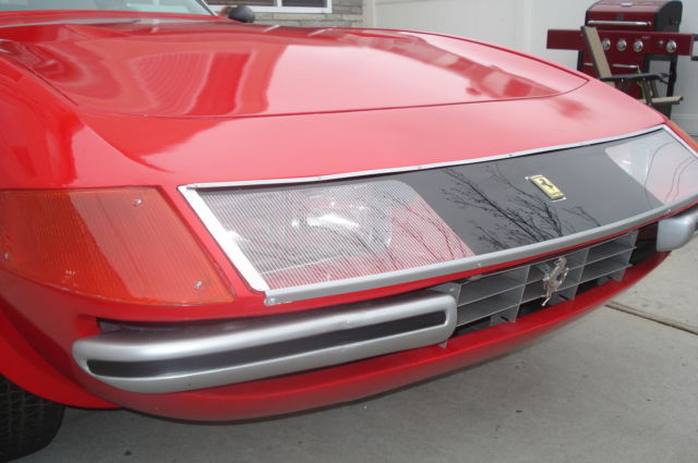 1973 Replica/Kit Makes Red Ferrari Daytona Spider (Red/Tan)