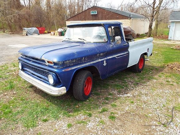 1963 Chevrolet C-10 (Blue/Black and green)